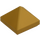 LEGO Pearl Gold Slope 1 x 1 x 0.7 Pyramid (22388 / 35344)