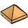 LEGO Or perlé Pente 1 x 1 x 0.7 Pyramide (22388 / 35344)