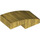 LEGO Pearl Gold Slope 1 x 2 Curved (11477)