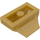 LEGO Perlgold Steigung 1 x 2 x 0.7 Gebogen mit Fin (47458 / 81300)