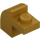 LEGO Oro perlato Pendenza 1 x 2 x 1.3 Curvo con Piastra (6091 / 32807)