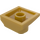 LEGO Parelmoer Goud Helling 2 x 2 Gebogen met gebogen uiteinde (47457)