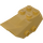 LEGO Parelmoer Goud Helling Steen met Vleugel en 4 Top Studs en Studs aan de zijkant (79897)