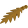 LEGO Parelmoer goud Klein Palm Blad 8 x 3 (6148)