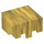 LEGO Pearl Gold Square Helmet (19730 / 34091)