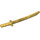 LEGO Pearl Gold Sword with Octagonal Guard (Katana) (30173 / 88420)