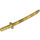 LEGO Pearl Gold Sword with Octagonal Guard (Katana) (30173 / 88420)