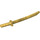 LEGO Pearl Gold Sword with Square Guard (Shamshir) (30173)