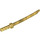 LEGO Pearl Gold Sword with Square Guard (Shamshir) (30173)