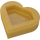 LEGO Pearl Gold Tile 1 x 1 Heart (5529 / 39739)