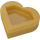 LEGO Perlgold Fliese 1 x 1 Herz (5529 / 39739)