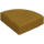 LEGO Pearl Gold Tile 1 x 1 Quarter Circle (25269 / 84411)