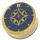 LEGO Pearl Gold Tile 1 x 1 Round with Compass Rose (25619 / 98138)