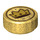 LEGO Or perlé Tuile 1 x 1 Rond avec couronner Coin (35380 / 84438)