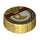 LEGO Parelmoer goud Tegel 1 x 1 Rond met Gold Oog (35380 / 105489)