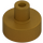 LEGO Perlgold Fliese 1 x 1 Rund mit Hollow Stange (20482 / 31561)