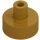 LEGO Perlgold Fliese 1 x 1 Rund mit Hollow Stange (20482 / 31561)