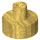 LEGO Parelmoer Goud Tegel 1 x 1 Ronde met Hollow Staaf (20482 / 31561)