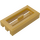 LEGO Parelmoer Goud Tegel 1 x 2 Rooster (met Groef aan onderzijde) (2412 / 30244)