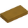 LEGO Pearl Gold Tile 1 x 2 with Groove (3069 / 30070)