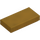 LEGO Pearl Gold Tile 1 x 2 with Groove (3069 / 30070)