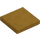 LEGO Pearl Gold Tile 2 x 2 with Groove (3068 / 88409)