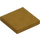 LEGO Pearl Gold Tile 2 x 2 with Groove (3068 / 88409)