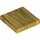 LEGO Pearl Gold Tile 2 x 2 with Groove (3068 / 88409)