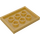 LEGO Pearl Gold Tile 3 x 4 with Four Studs (17836 / 88646)