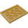 LEGO Perlgold Fliese 3 x 4 mit Vier Bolzen (17836 / 88646)