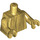 LEGO Perlgold Torso mit Arme und Hände (73403 / 76382)