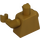 LEGO Perlgold Torso mit Arme und Hände (73403 / 76382)