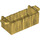 LEGO Perlgold Treasure Chest Unterseite mit Schlitzen hinten (4738 / 54195)