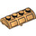LEGO Perlgold Treasure Chest Deckel 2 x 4 mit dickem Scharnier (4739 / 29336)