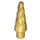 LEGO Perle guld Unicorn Horn med Spiral (34078 / 89522)