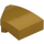 LEGO Pearl Gold Wedge 1 x 2 Left (29120)