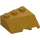 LEGO Oro perlato Cuneo 3 x 3 Sinistra (42862)