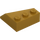 LEGO Pearl Gold Wedge 3 x 3 Left (42862)