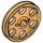 LEGO Pearl Gold Wedge Belt Wheel (4185 / 49750)
