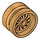 LEGO Pearl Gold Wheel Rim Ø18 x 12mm with Etched Rim (18976 / 65192)