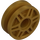 LEGO Pearl Gold Wheel Rim Ø18 x 7  with Deep Spokes and Brake Rotor (13971 / 77031)