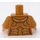 LEGO Pearl Gold Wonder Woman with Gold Suit and Wings Minifig Torso (973 / 76382)