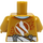 LEGO Parelmoer goud Zane Legacy Torso (973)