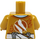 LEGO Perlgold Zane Legacy Torso (973)