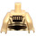 LEGO Parelmoer lichtgoud C-3PO in Pearl Licht Gold Torso (973)