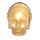 LEGO Pearl Light Gold Protocol Droid Head (30480)