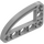 레고 펄 라이트 그레이 빔 3 x 5 x 0.5 굽은 90 도 4분의 1 Ellipse (32250 / 65714)