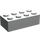 LEGO Pearl Light Gray Brick 2 x 4 (3001 / 72841)