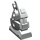 LEGO Pearl Light Gray Minifig Mechanical Leg (53984 / 58341)