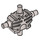 LEGO Gris clair perle Minifig Mécanique Torse avec 4 Côté Attachment Cylinders (54275)
